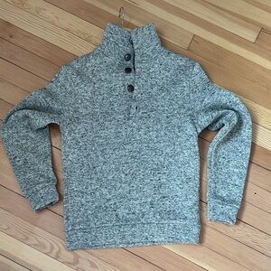 Men's Turtleneck Sweater in Heather Gray